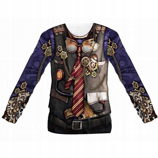 t-shirt KOSZULKA STEAMPUNK garnitur COSPLAY roz. L