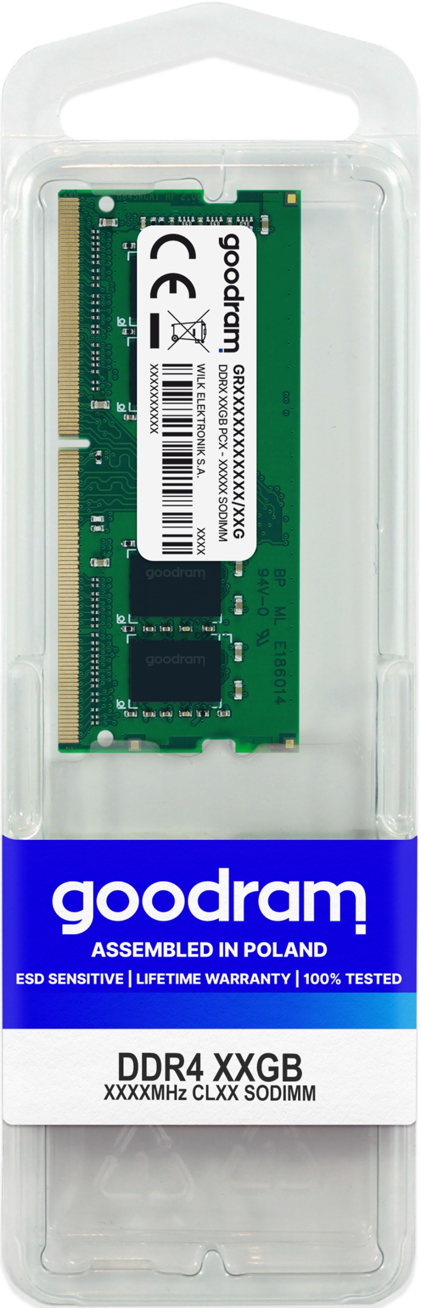 

Pamięć DDR4 Sodimm Goodram 32gb 3200MHz CL22