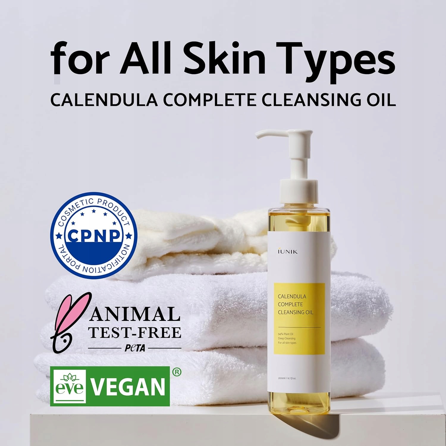 iUNIK Calendula Complete Cleansing Oil - olejek do demakijażu 200ml Marka bez marki