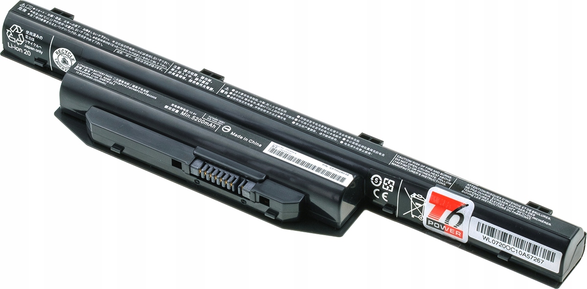 Batéria T6 Power Fujitsu LifeBook A555, 5200mAh, 56Wh, 6cell NBFS0094