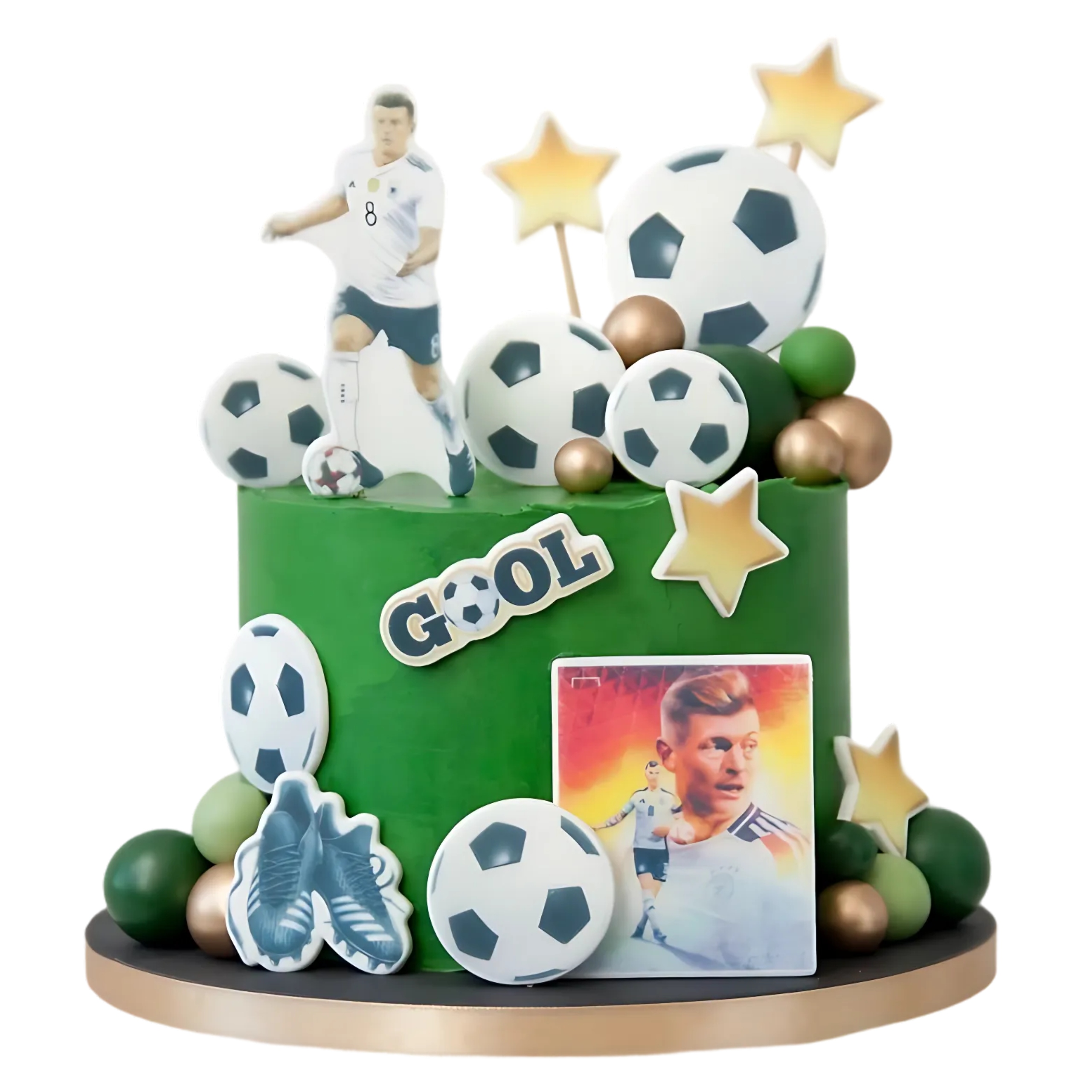 Levně Sada na zdobení dortu Toni Kroos 2D 14 ks figurky na dort