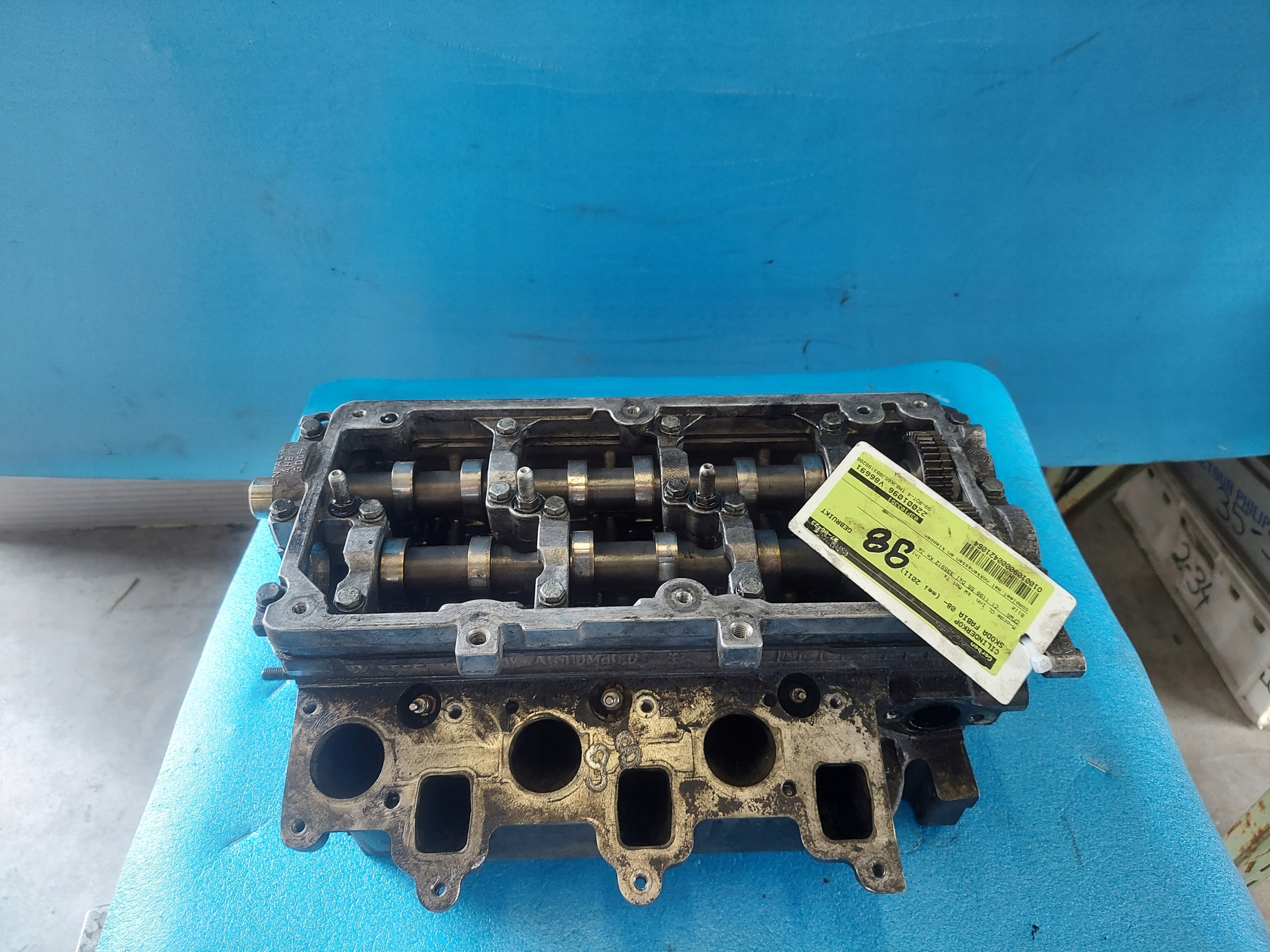 head. SKODA FABIA 2011R 1.2 TDI CFWA