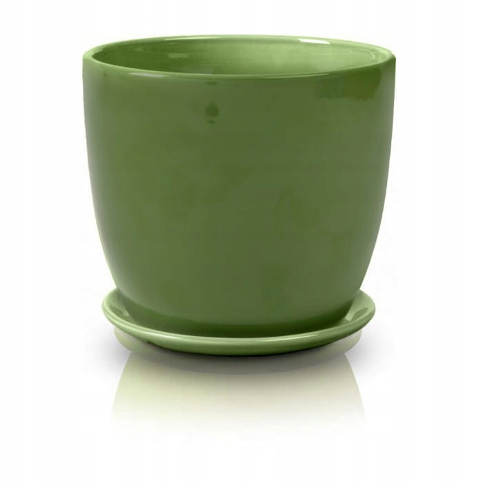 

Ciemno-zielona Donica Amsterdam 20x18 cm