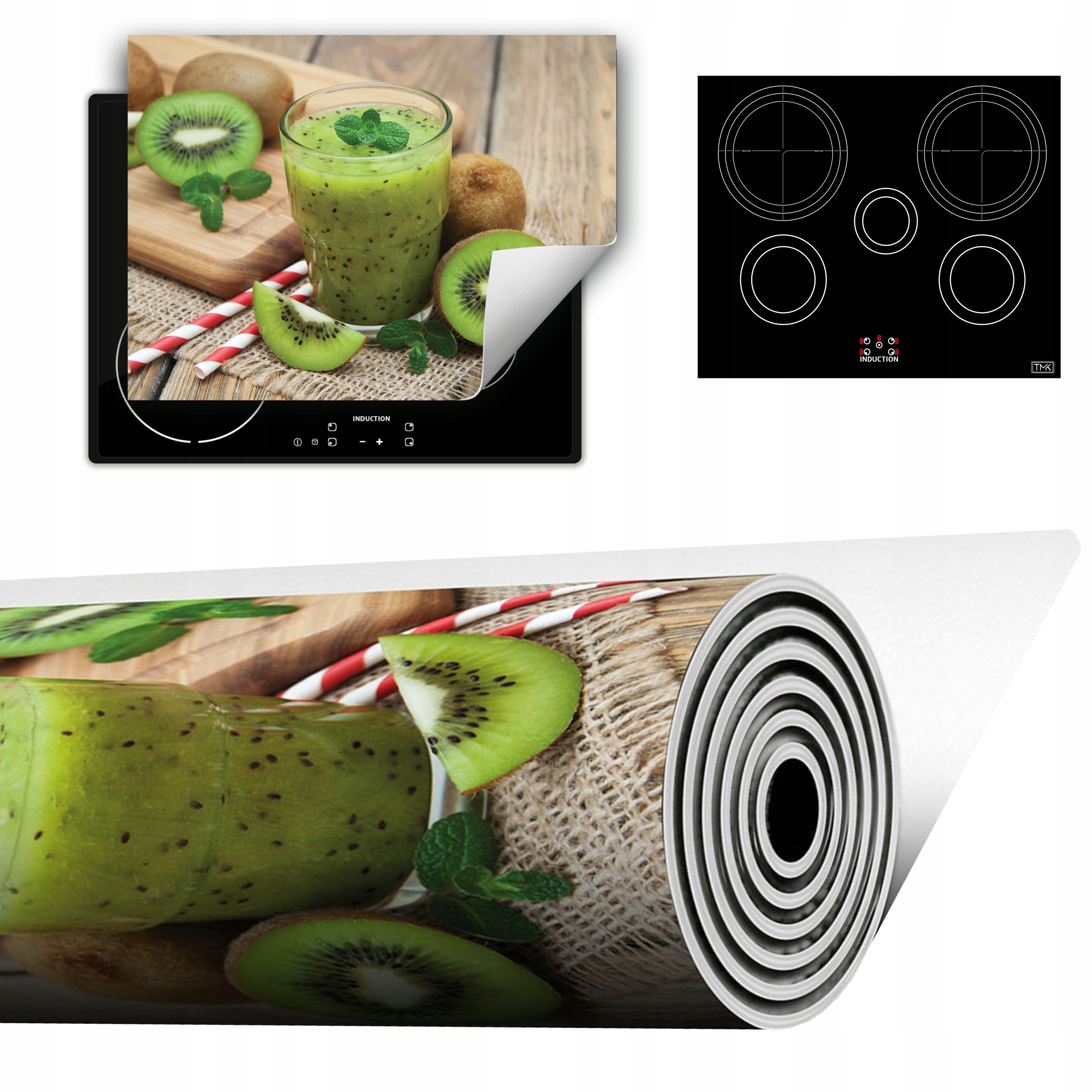 Vinylová Podložka Do Kuchyně Více Místa 70x52 Kiwi dřevo