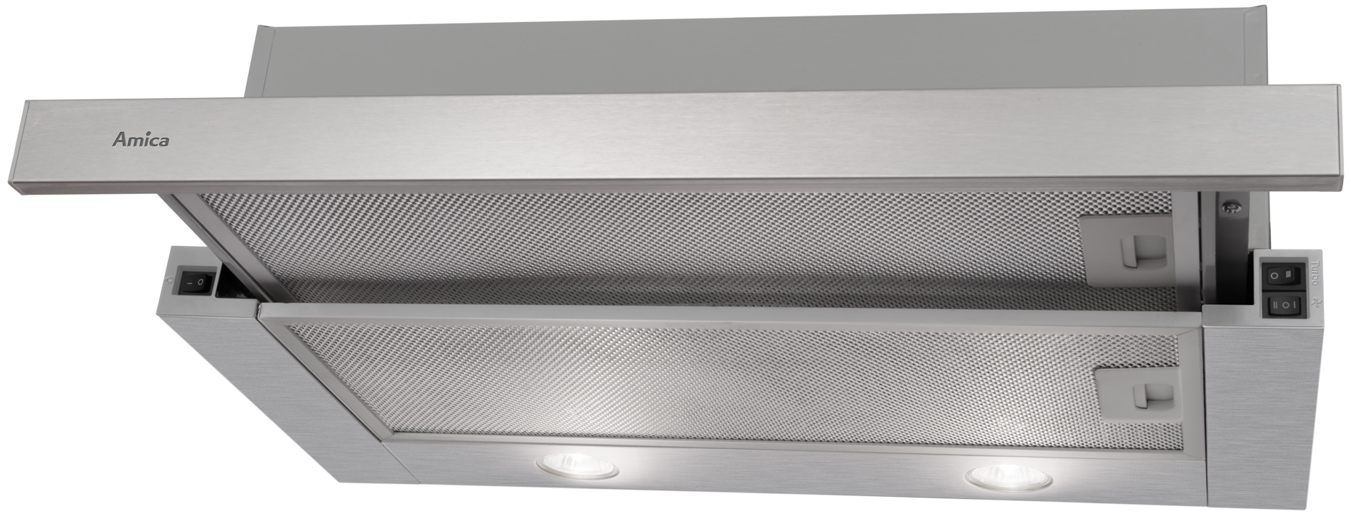 Okap teleskopowy Amica OTP6243I Inox Led 60 CM