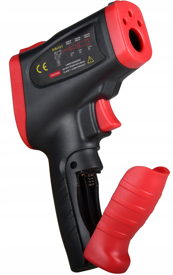 PIROMETR TERMOMETR LASEROWY BEZDOTYKOWY NA PODCZERWIEŃ EMISYJNOŚĆ -50+650°C Model WT323A