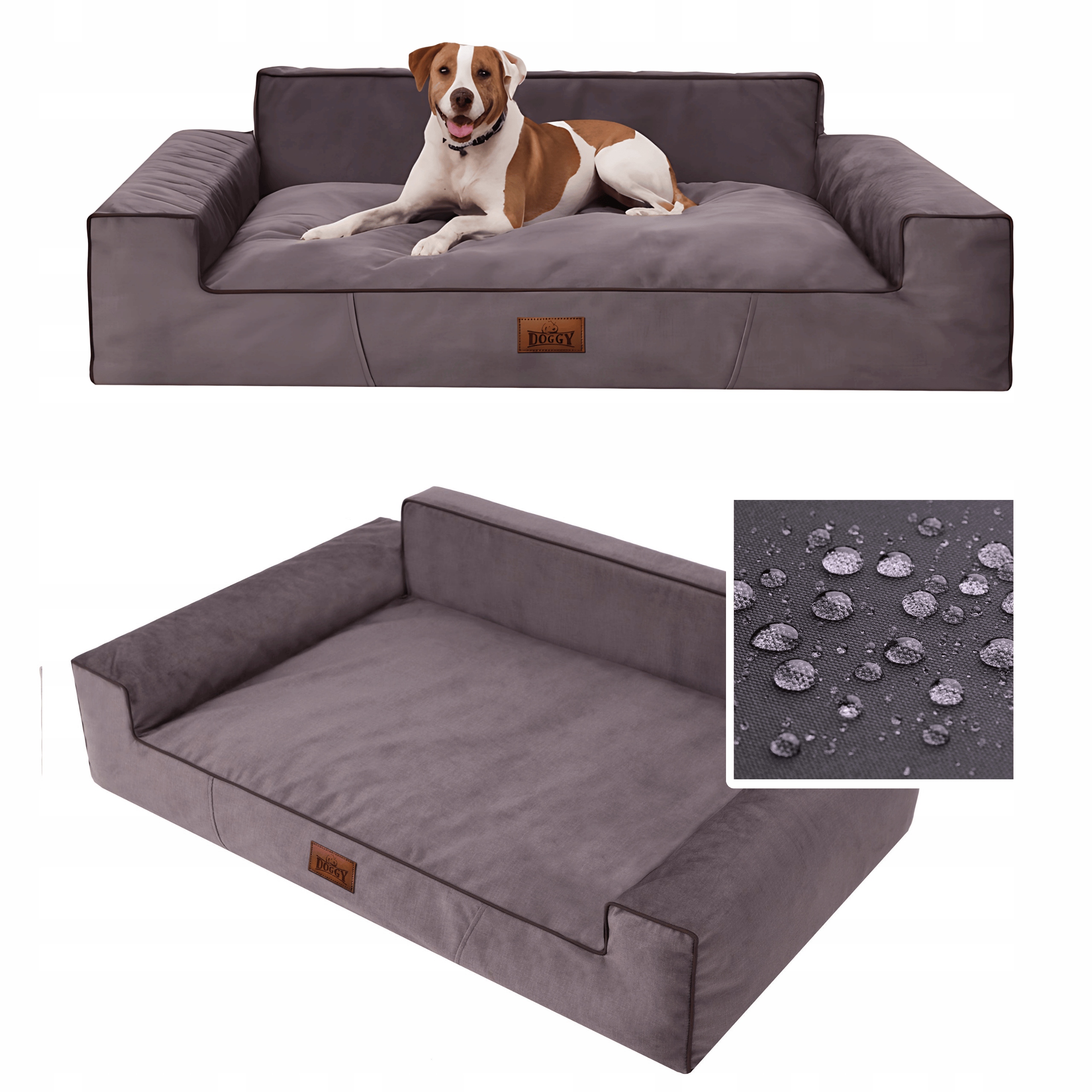 Levně Pelíšek pro psa Potah je voděodolné, stahovatelný potah, velikost XL (98 x 66 cm)