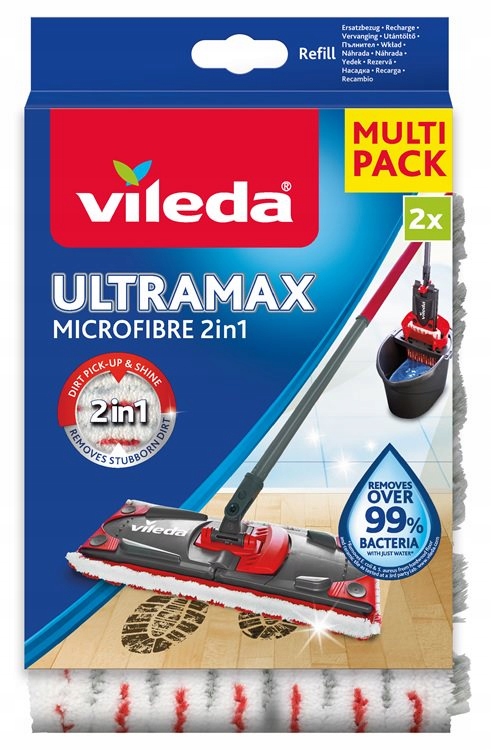 

Vileda 2X Wkład Zapas Mopa Ultramax Ultramat Spray