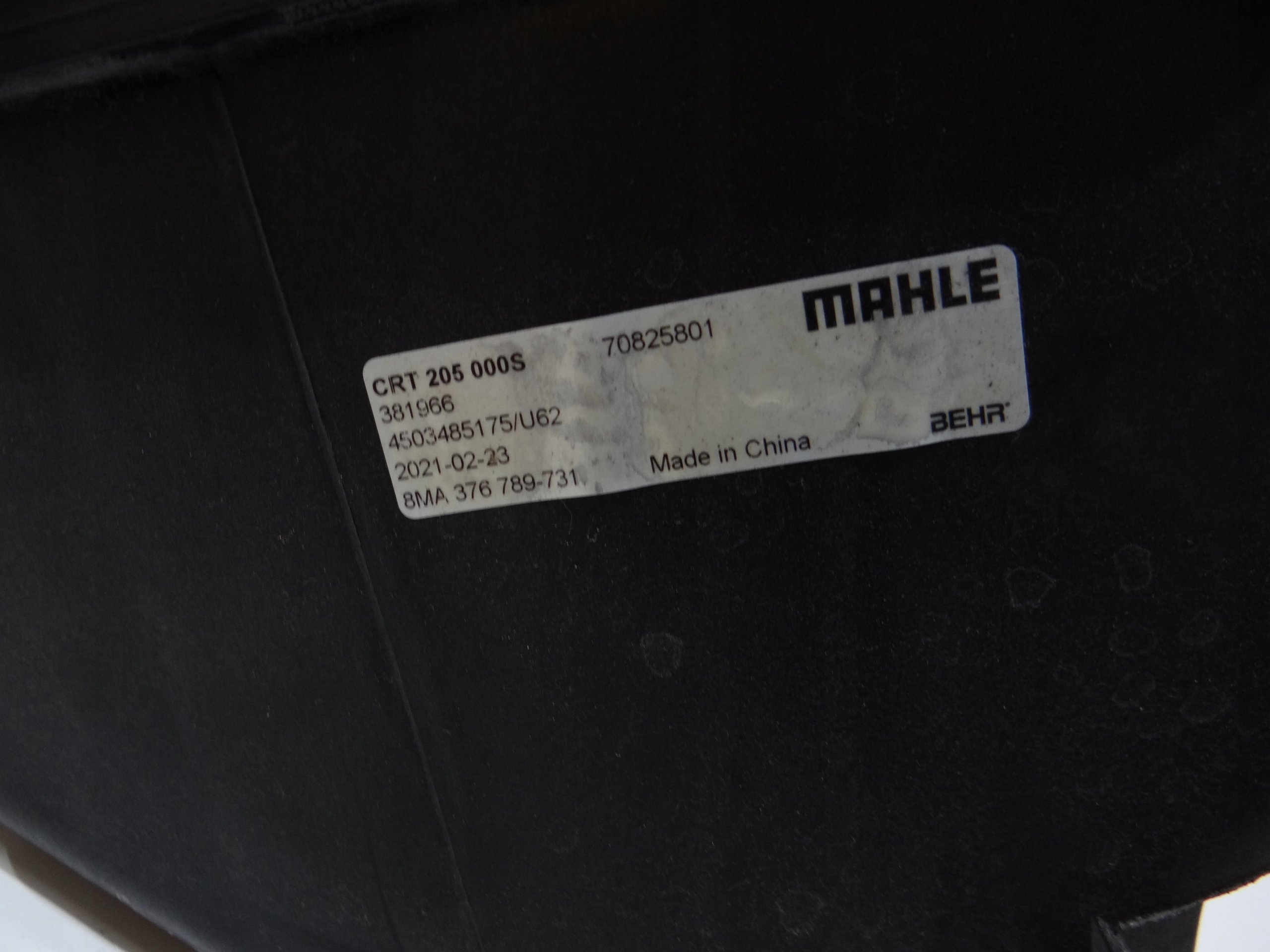 Réservoir eau BMW E60 M54B30 7082580