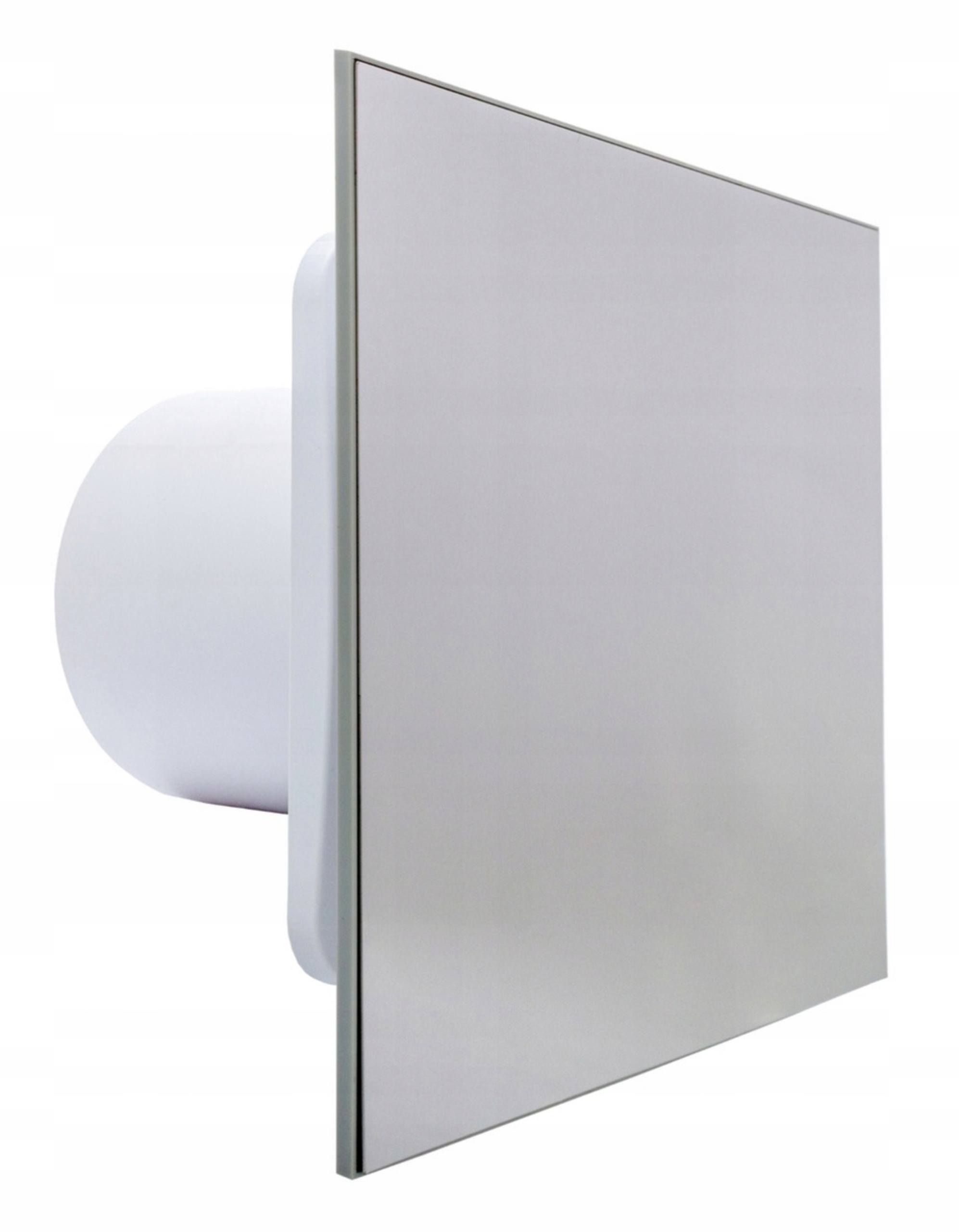 Wentylator Łazienkowy Fi 100mm Czujnik Wilgoci Timer Cichy 26dB Panel Chrom
