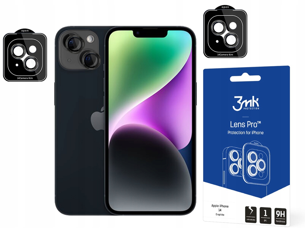 

3mk Lens Pro Graphite do iPhone 14 Plus 6,7"