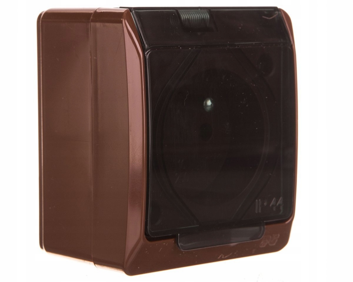 

Hermes Gniazdo z/u brązowe IP44 0321-05