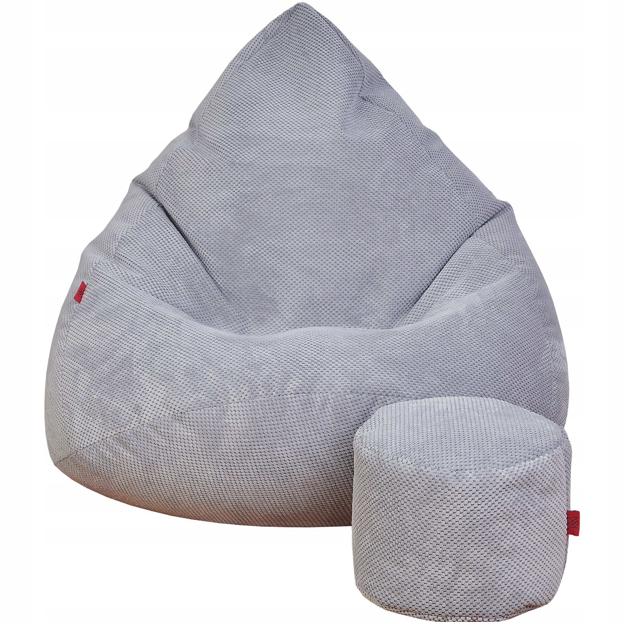 MEGA WOREK SAKO + GRATIS | PUFA PLUSZOWA DOT XXXXL Głębokość mebla 95 cm