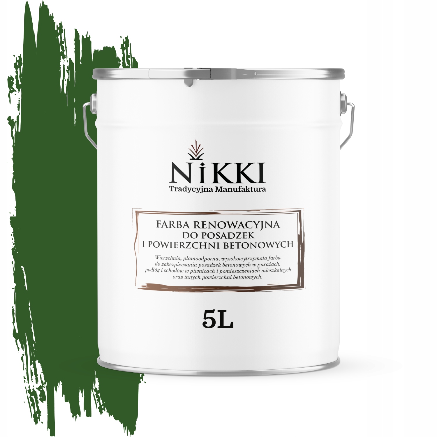 Farba Na Renováciu Betónových Podláh 5 L Zelená Listnatá RAL6002 Mat