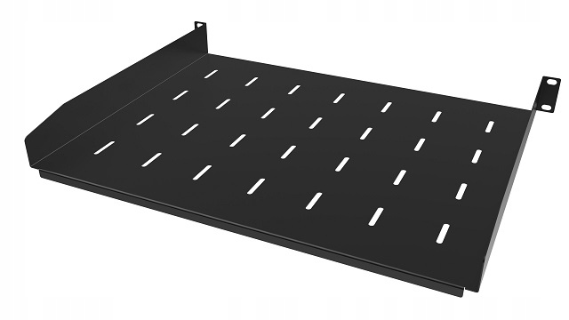 

Metalowa półka Rack 19" 1U 350mm czarna