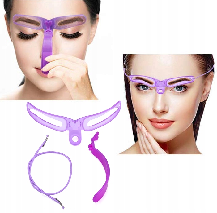 SZABLONY 8w1 do makijażu brwi ZESTAW Marka inna marka