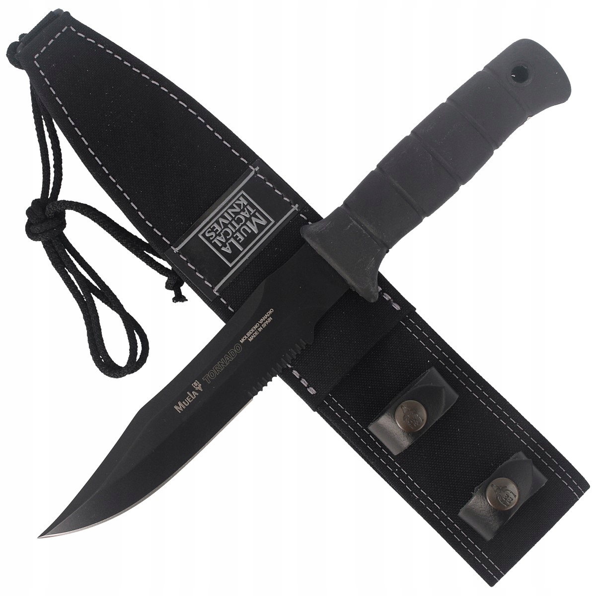 Nůž Muela Tactical Rubber Handle 180 mm (TORNADO-18N)
