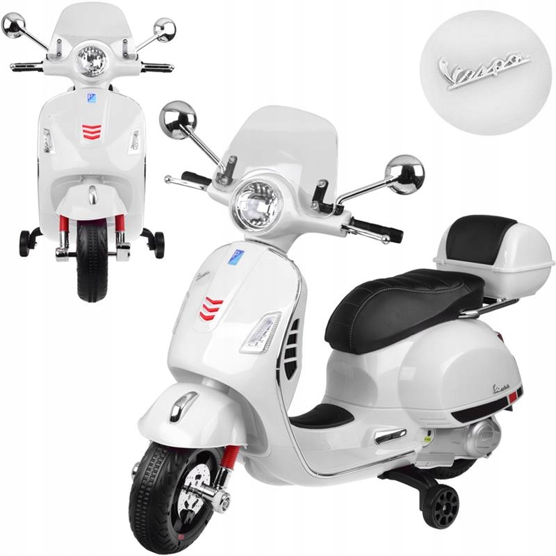 Skuter elektryczny na akumulator Vespa Gts dla dziecka PA0333