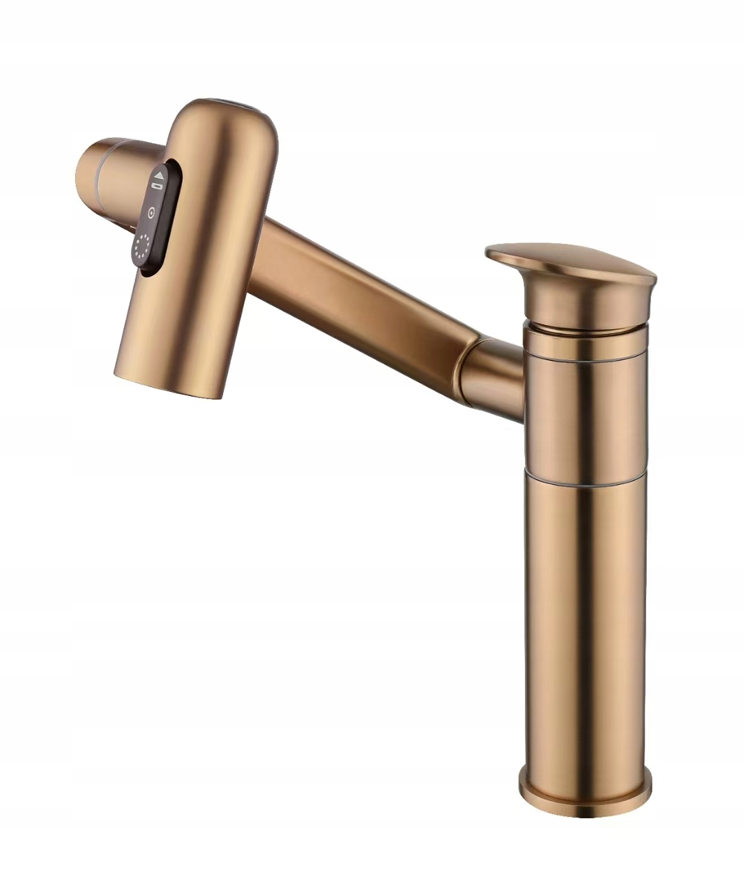 Bateria umywalkowa łazienkowa ruchomy obrotowy perlator miedziana Evg