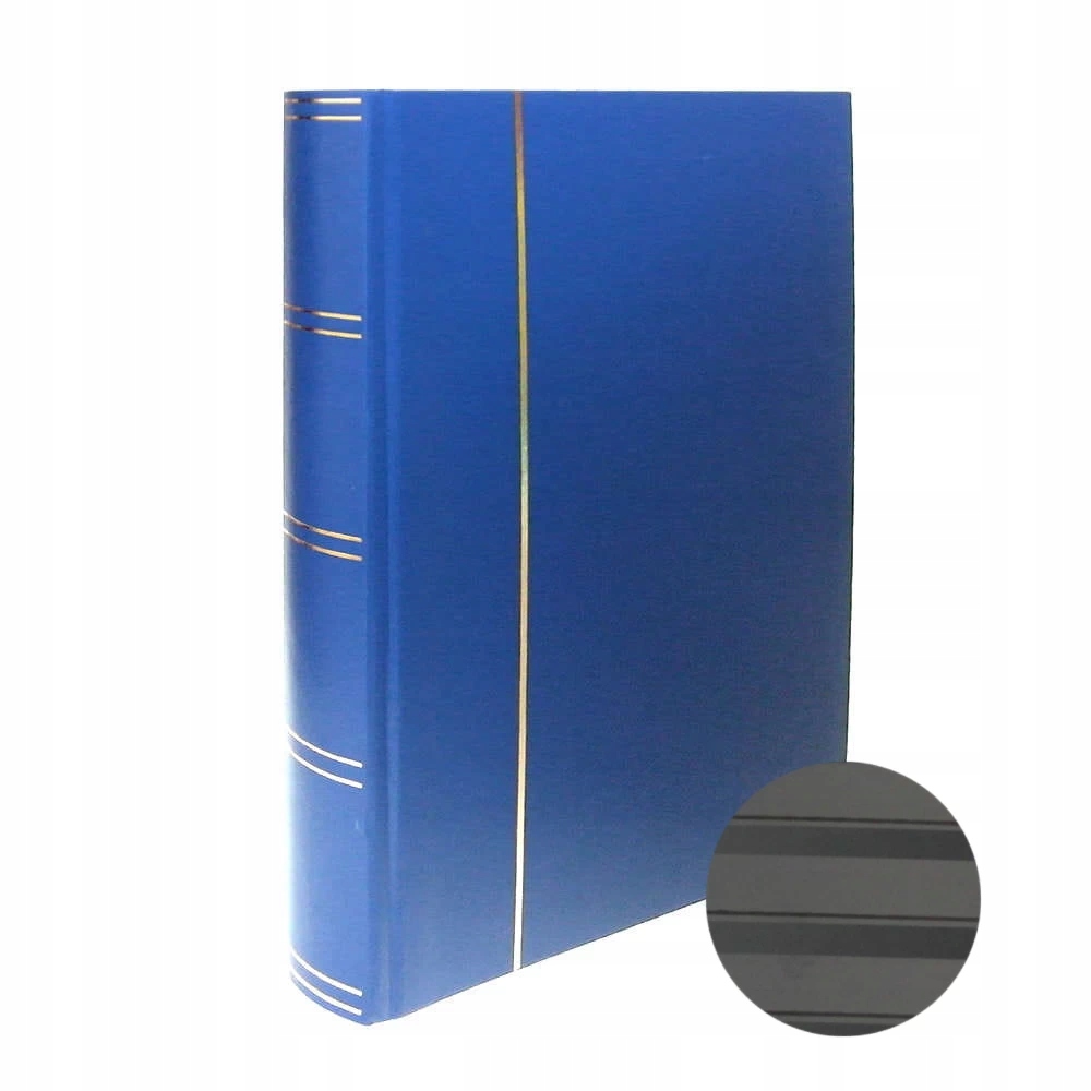 Klaser na známky Basic 60 stran modrý Leuchtturm odolný