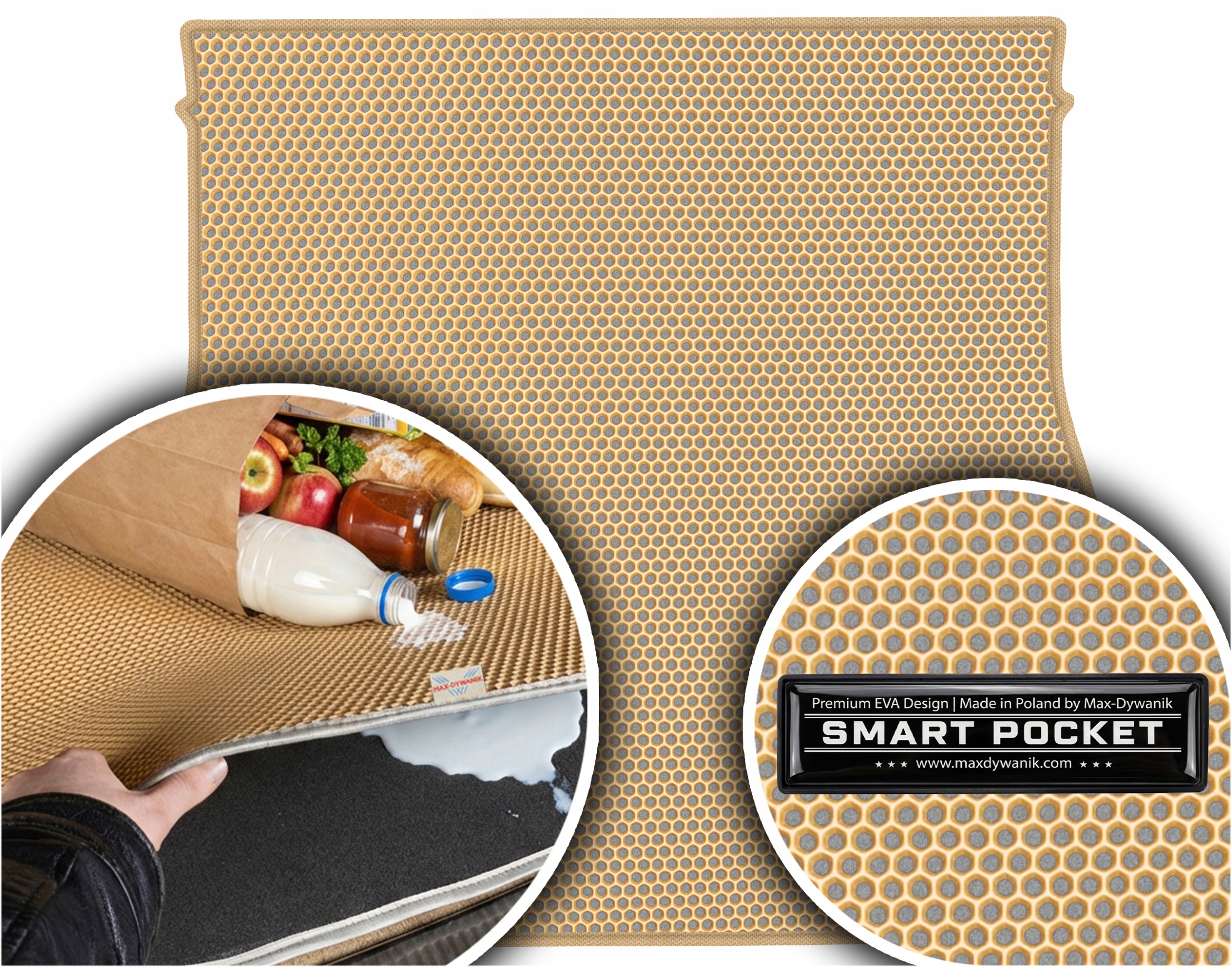 Rover 75 Sedan 1998-2005 Vložka do kufru Eva Smart Pocket Béžová