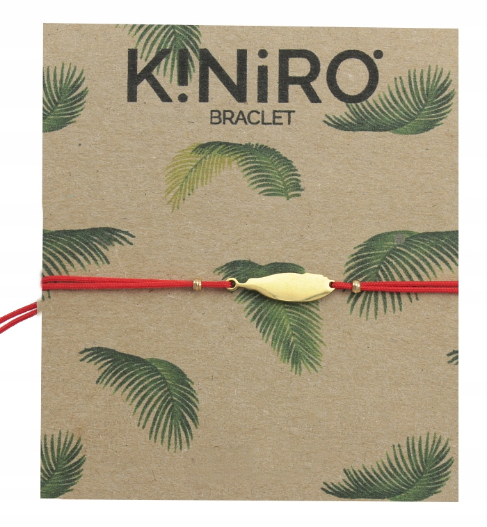 

Bransoletka Czerwona Listek Stal Chirurgiczna