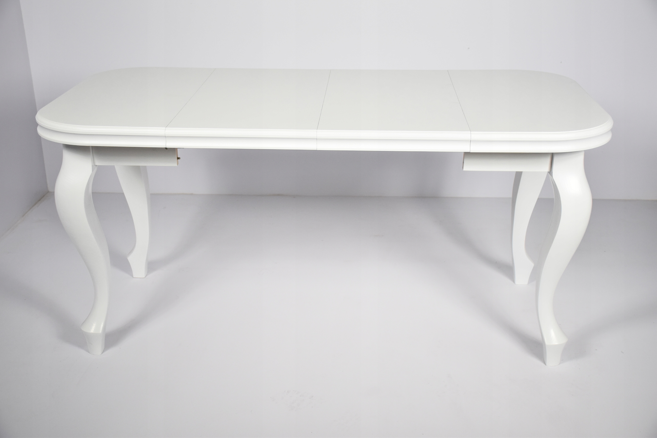 biały stół rozkładany Ludwik 100x100 + 5x50 350 cm Kod producenta BIAŁY rozkładany Ludwik