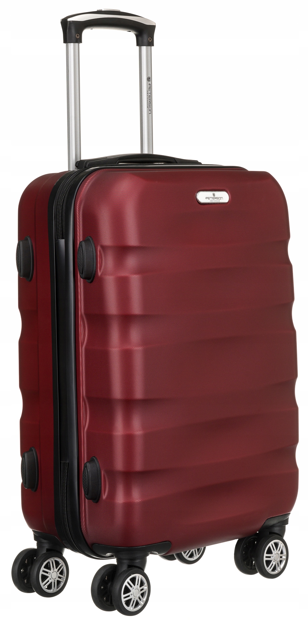 Walizka mała kabinowa podróżna twarda Abs pojemna wytrzymała Peterson