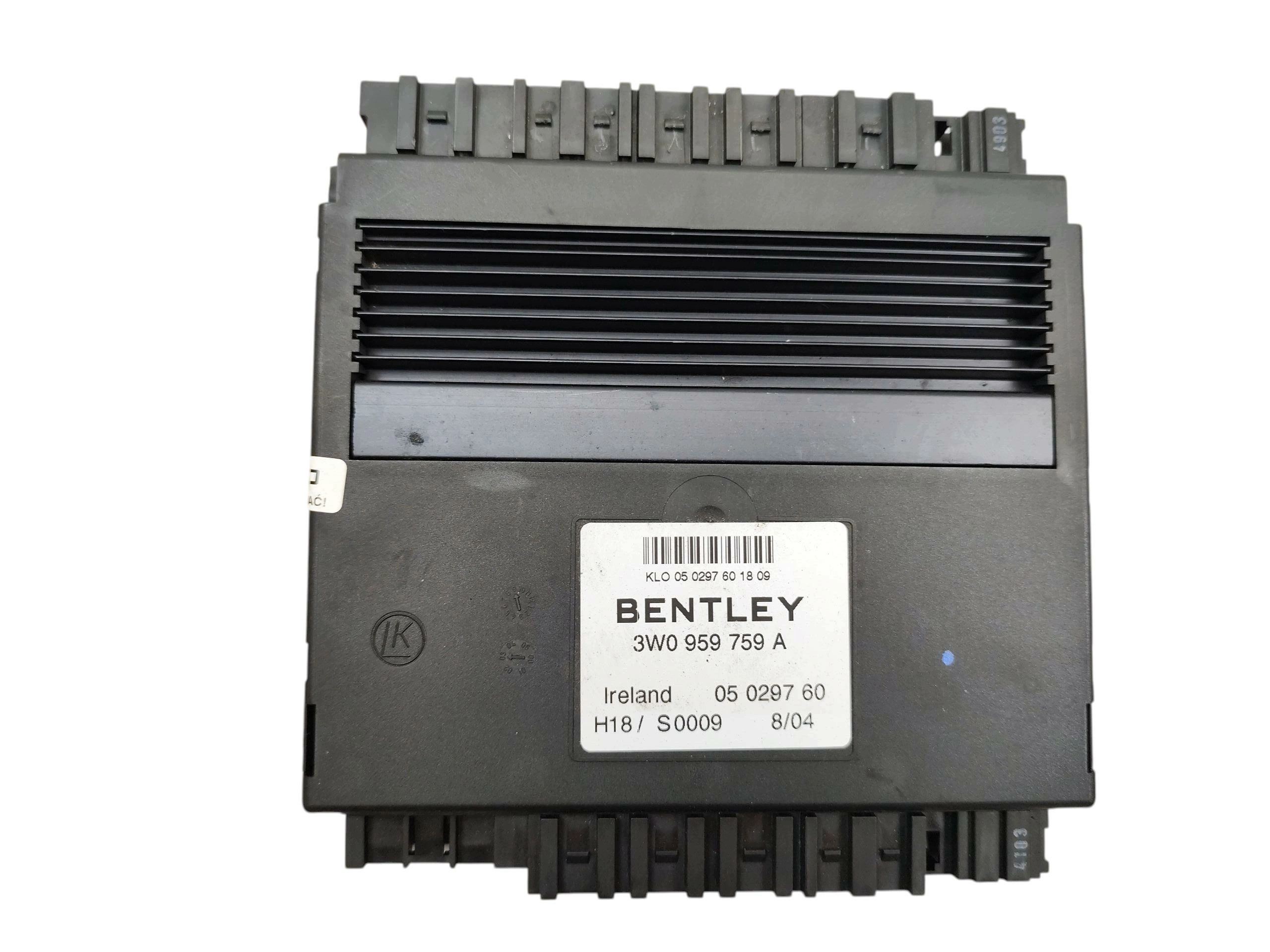 module control unit seat BENTLEY CONTINENTAL GT and (2003-2010) 3W0959759A