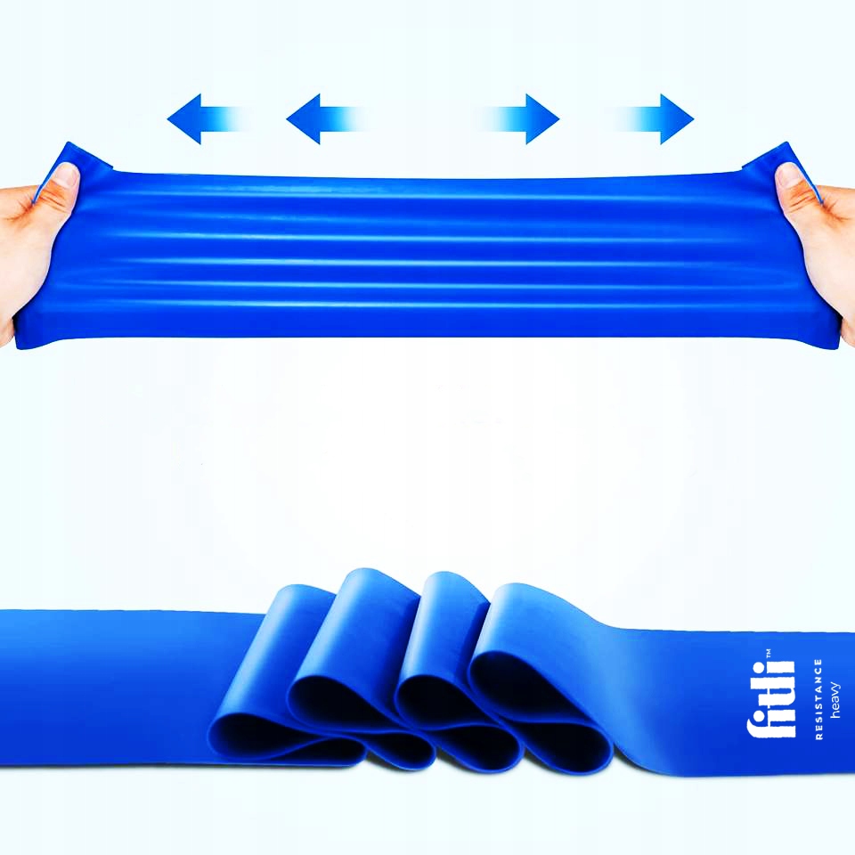 ZESTAW 3 GUM TAŚMA DO ĆWICZEŃ TRENINGU REHABILITACYJNA FITNESS FLAT BAND 2M Długość (cm) 196 cm