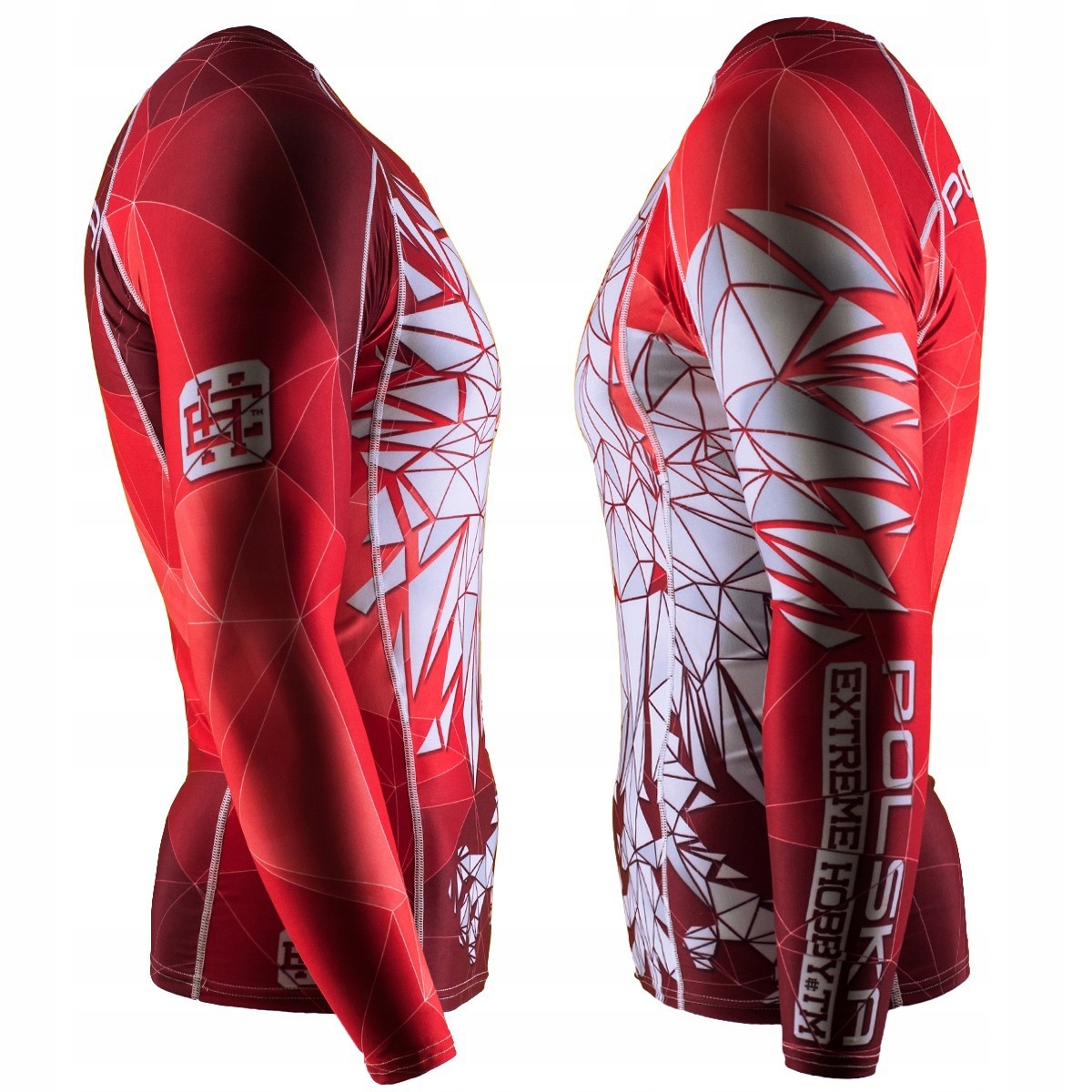 RASHGUARD na siłownię POLSKA red EXTREME HOBBY M Marka Extreme Hobby