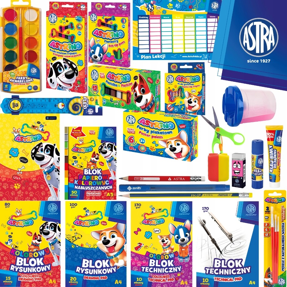WYPRAWKA SZKOLNA ASTRINO (XL) - 26 el.