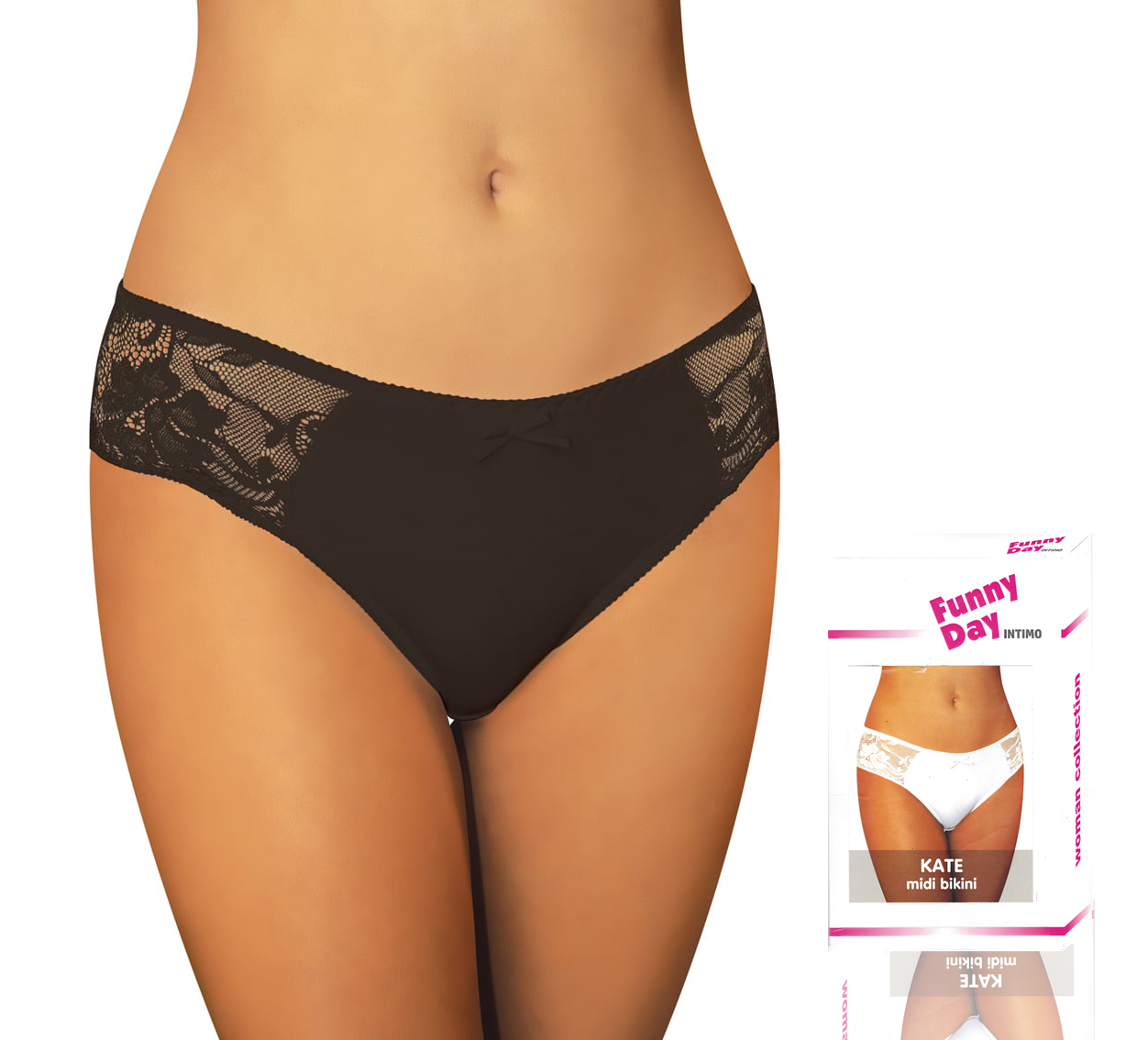 

Kate midi bikini Funny Day Czarny S