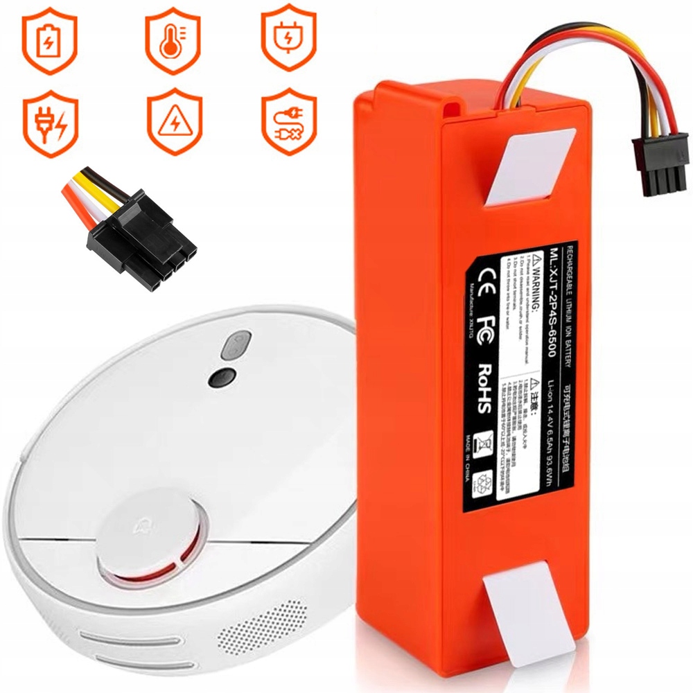 Akumulátor Pro Vysavač Xiaomi Roborock S50/S51/S55 Výkonná 6500 Mah