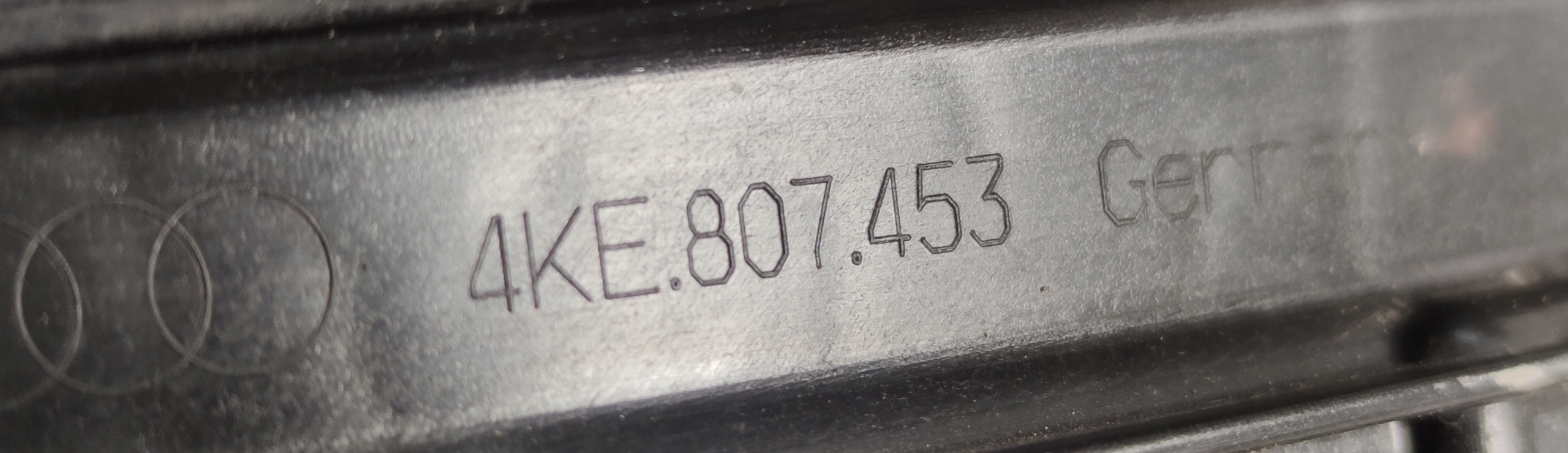 AUDI E-TRON left bumper bracket rear part 4KE807453