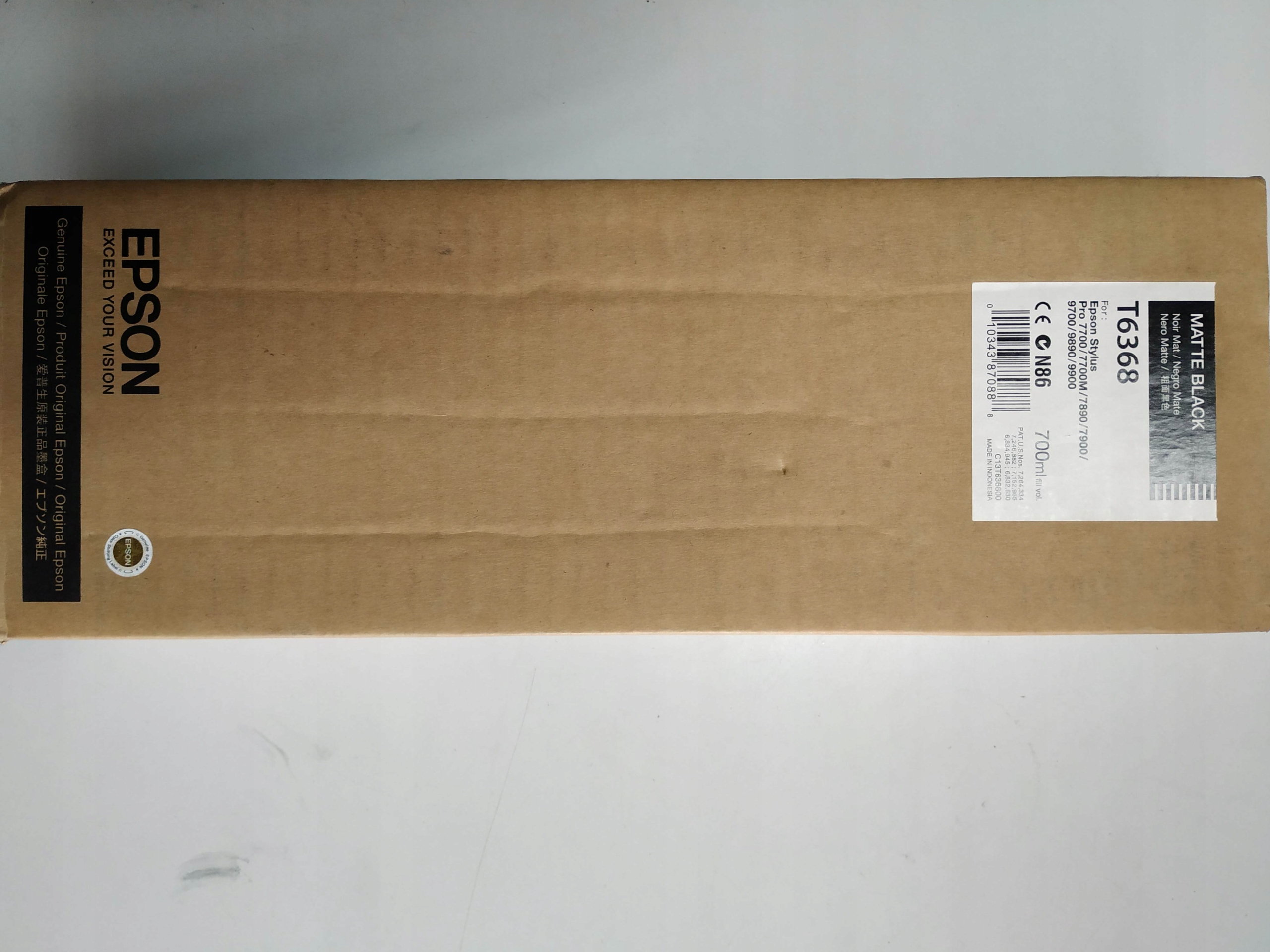 Atrament Epson T6368 T-6368 pre Stylus Pro 7900 Originálna príležitosť