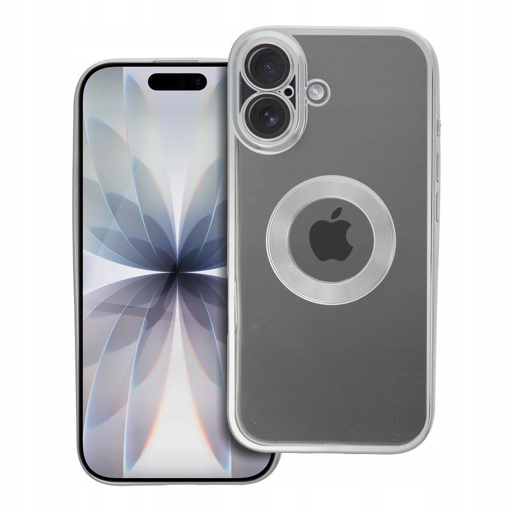 Oem Futerał do iPhone 17 Glam srebrny