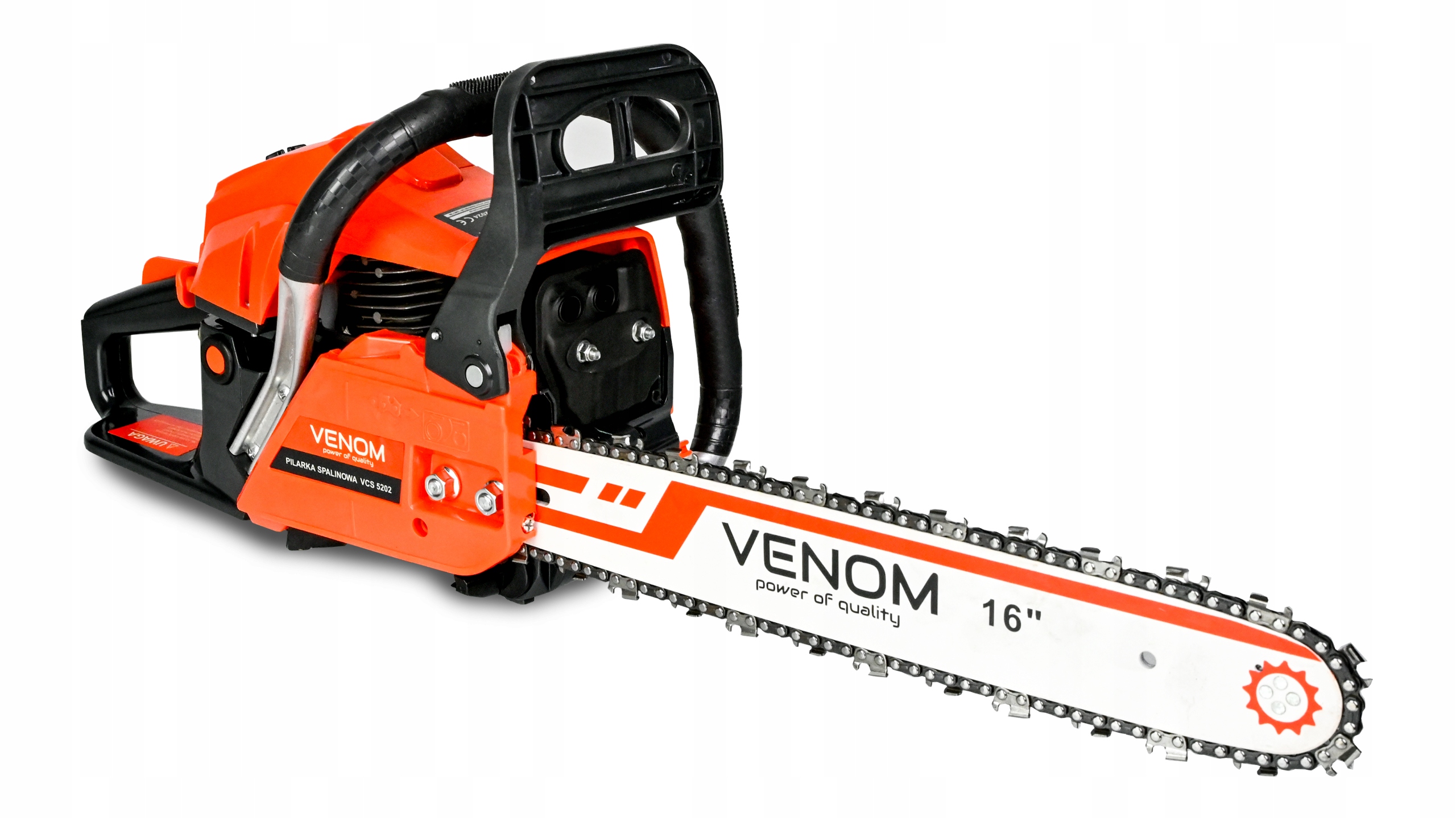 PIŁA SPALINOWA PILARKA ŁAŃCUCHOWA 5,9KM 58CC 4xŁAŃCUCH 2xPROWADNICE 16' 18' Zasilanie spalinowe