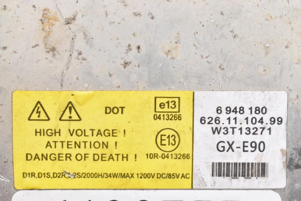 control unit XENON KSENON 6948180 W3T13271 BMW E90 E91 04-10
