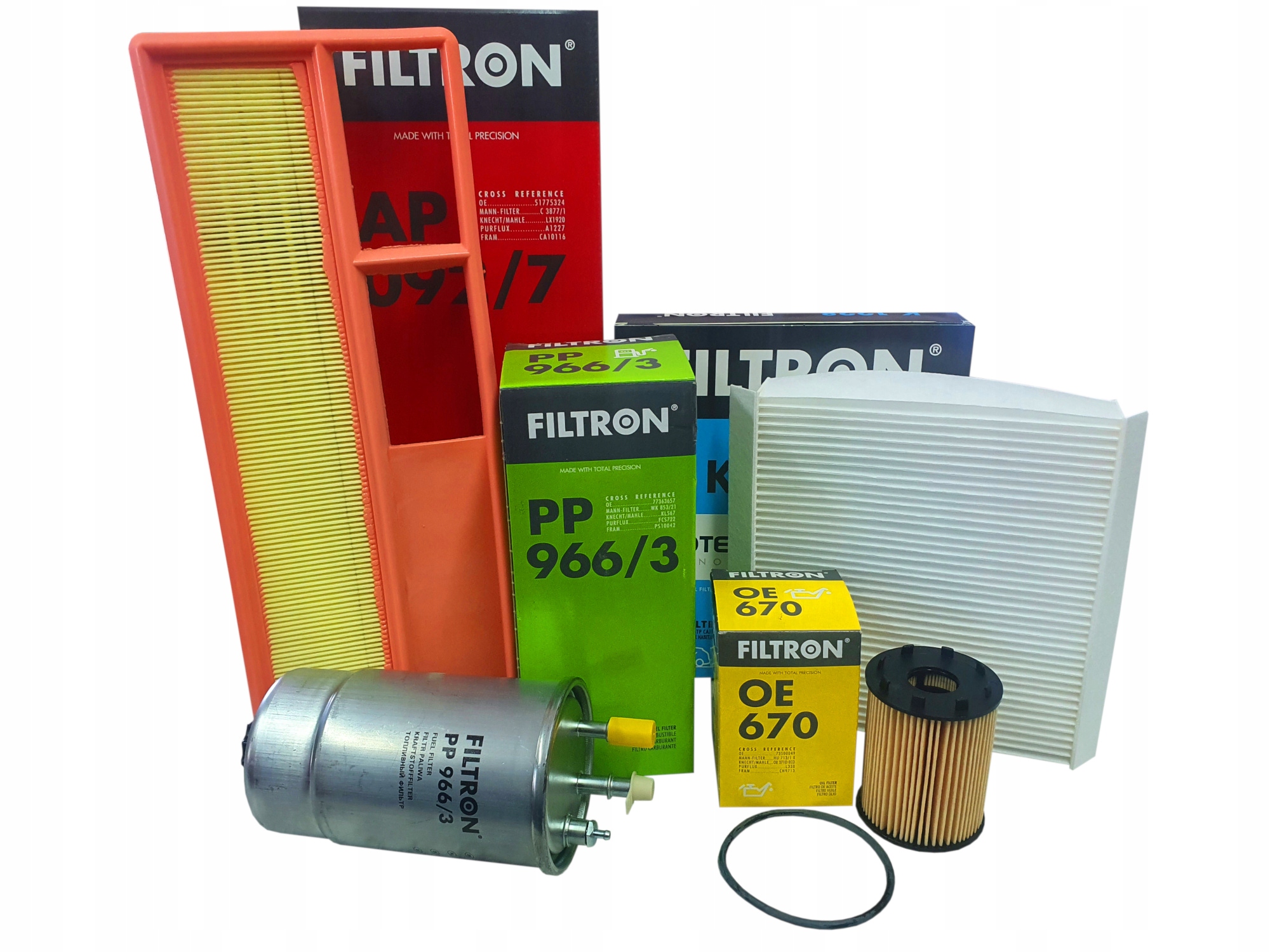 

Zestaw Filtrów do Fiat Doblo Linea 1.3D Multijet