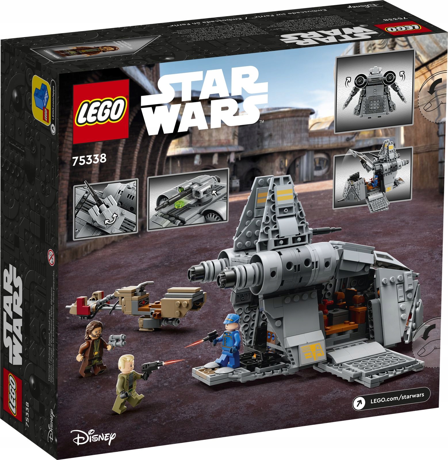 LEGO 75338 Star Wars Zasadzka na Ferrix Klocki NEW Liczba elementów 679 szt.