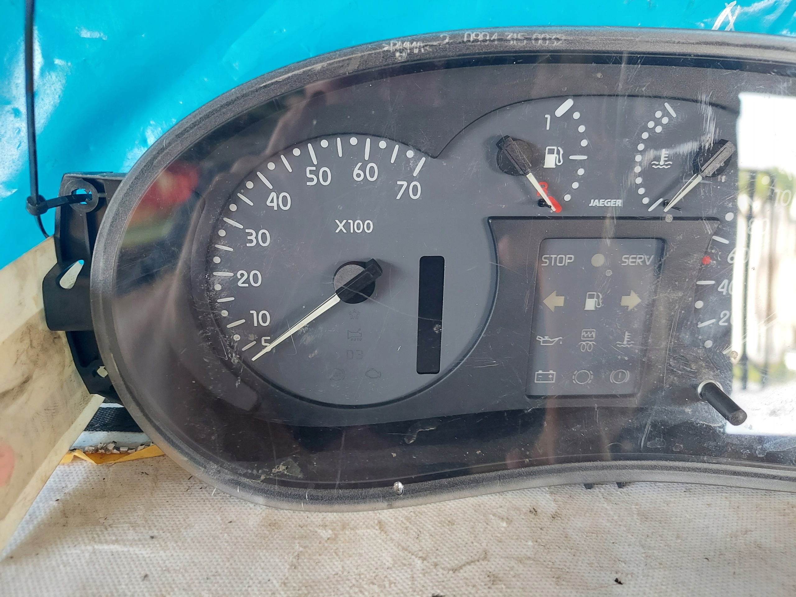 dials clock CLIO II 1.6 16V 7700428500
