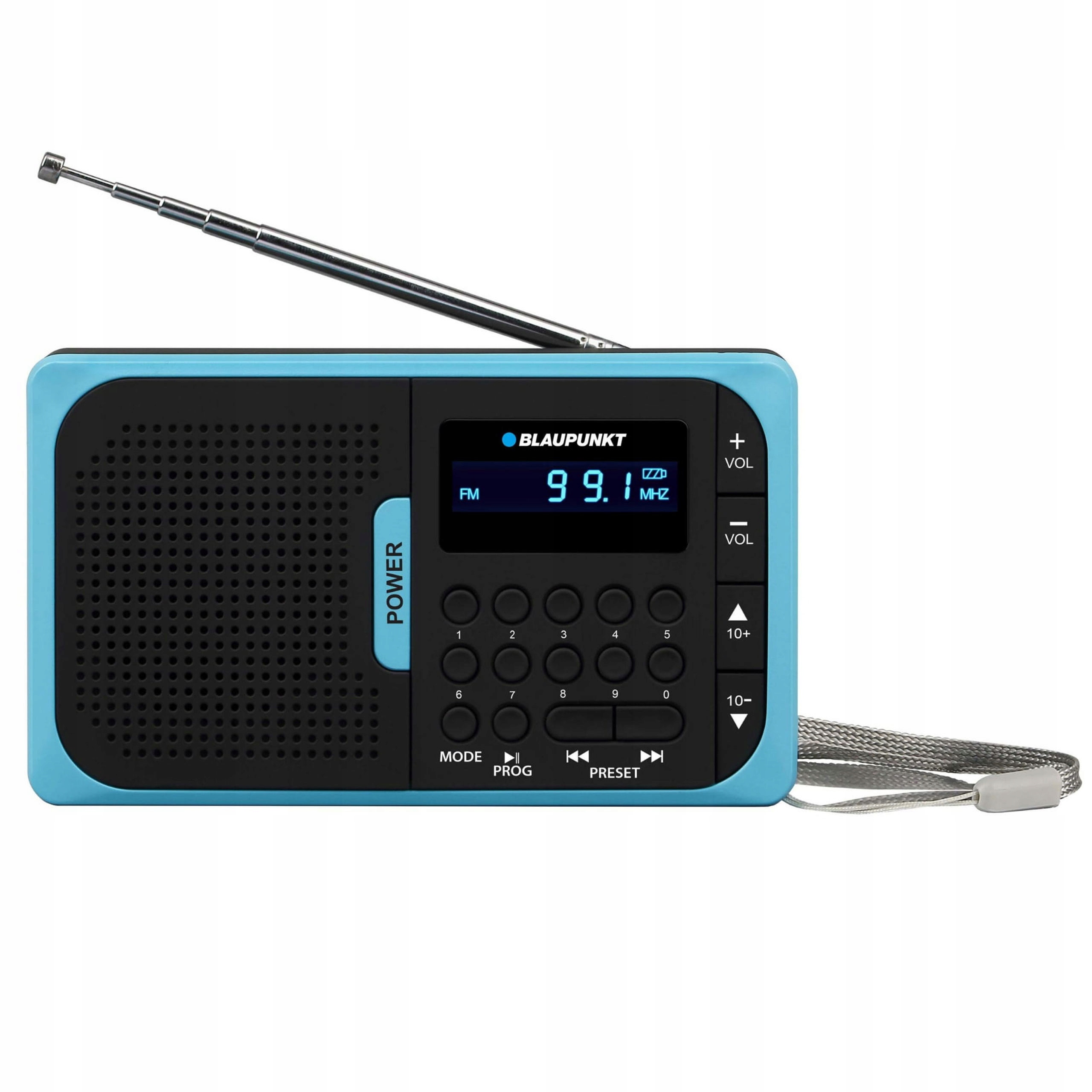 Přenosné Rádio Blaupunkt PR5BL Usb Sd Akumulátor