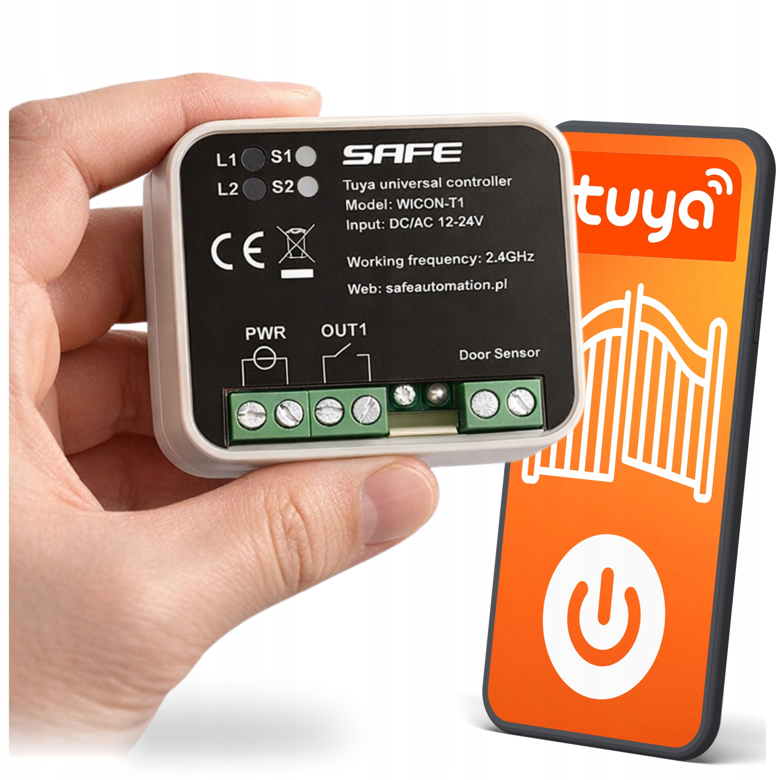 Tuya Ovladač Wifi 10 V 1 Wifi Univerzální Brána 12-24 V Dc/ac