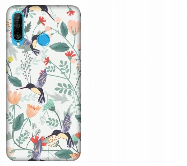 

Etui pokrowiec Huawei P30 Lite Tropical floral kwi