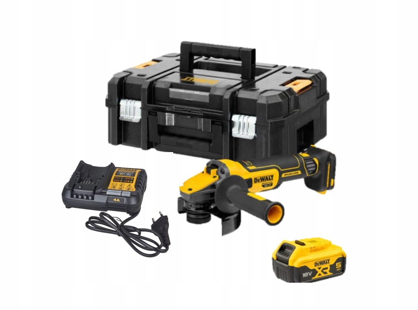 Dewalt DCG409VSNT Szlifierka Kątowa DCB184 5Ah 18V Xr Li-Ion