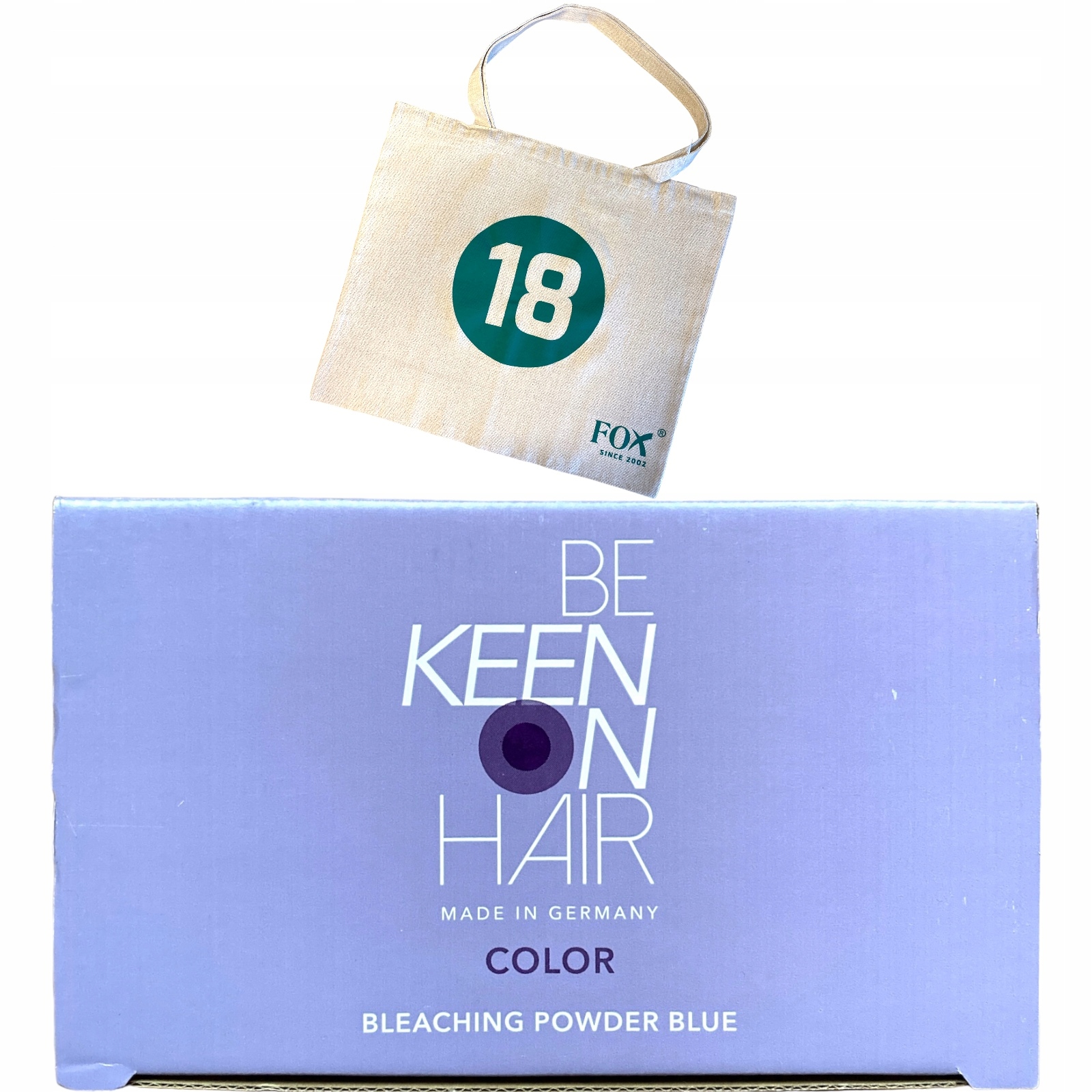 BE KEEN ROZJAŚNIACZ DO WŁOSÓW NIEBIESKI 2X500 G