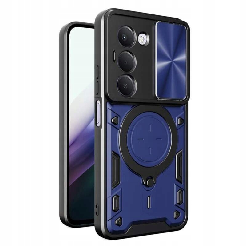 Techsuit CamGuard etui z osłoną Xiaomi Redmi 15 4G Redmi 15 5G niebieskie