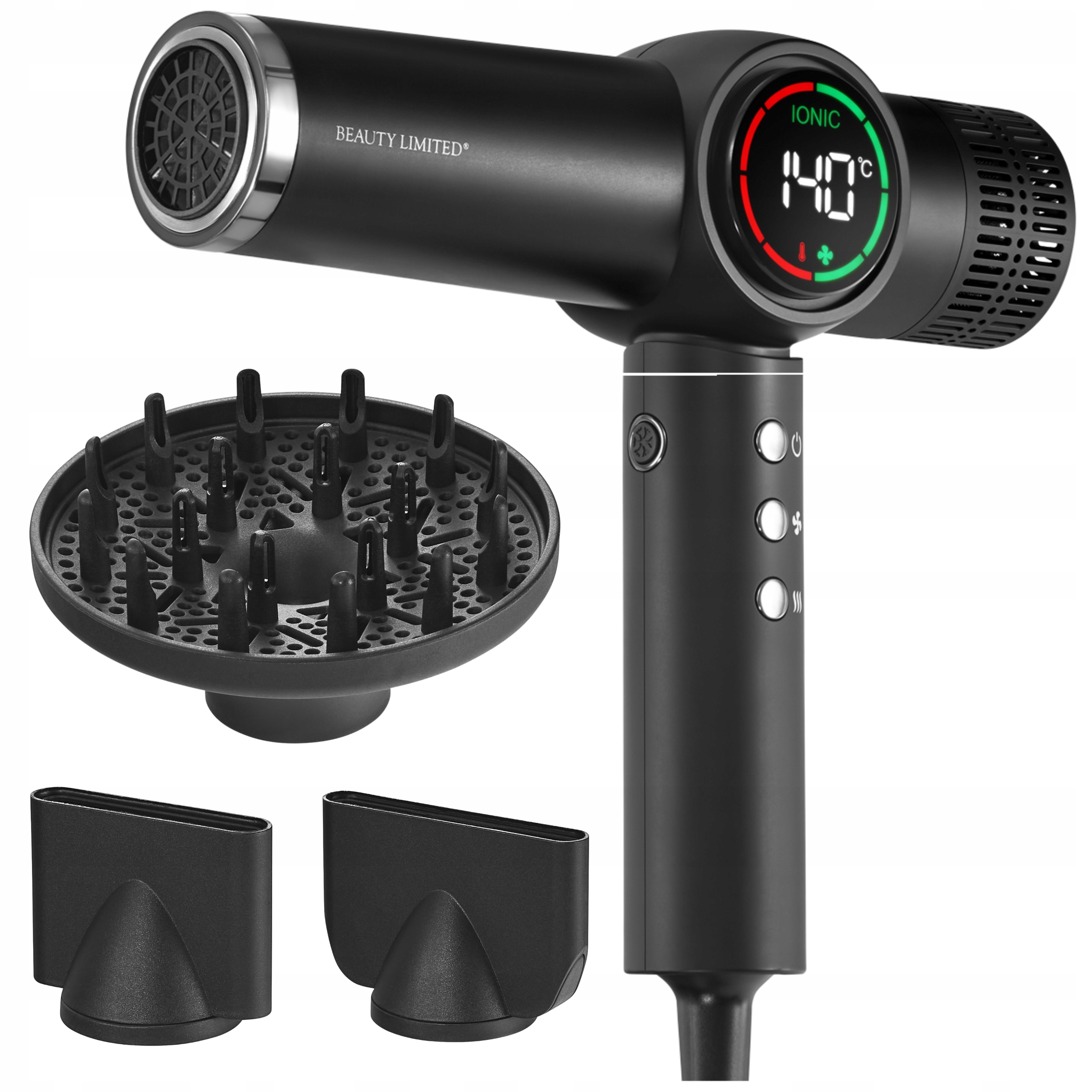 Sušič vlasov Ionizácia Led 4 Rýchlosti 4 Teploty 110000 Rpm 2300 W