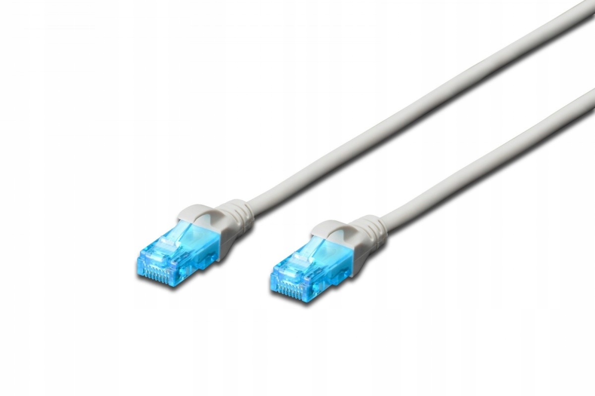 Digitus Patch cord U/utp kat.5e Pvc 2m szary